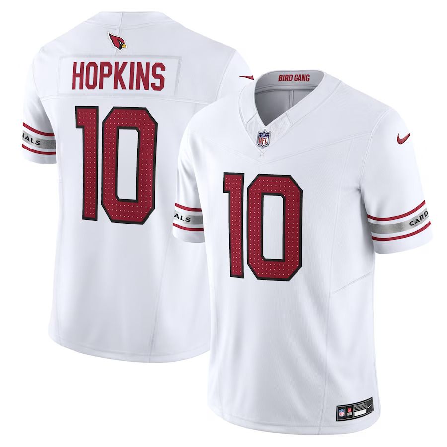 Men Arizona Cardinals 10 DeAndre Hopkins Nike White Vapor F.U.S.E. Limited NFL Jersey